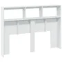 Bed headboard with white LED 140x17x102 cm by vidaXL, Headboards and footboards - Ref: Foro24-839196, Price: 93,11 €, Discoun...