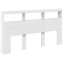Bed headboard with white LED 180x17x102 cm by vidaXL, Headboards and footboards - Ref: Foro24-839210, Price: 113,58 €, Discou...