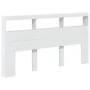 Cabecero de cama con LED blanco 180x17x102 cm de vidaXL, Cabeceros y pies de cama - Ref: Foro24-839210, Precio: 111,89 €, Des...