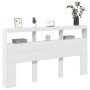 Bettkopfteil mit weißer LED 180x17x102 cm von vidaXL, Kopf- und Fußteile - Ref: Foro24-839210, Preis: 113,58 €, Rabatt: %