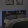 Bettkopfteil mit schwarzer LED 200x16,5x103,5 cm von vidaXL, Kopf- und Fußteile - Ref: Foro24-839267, Preis: 92,70 €, Rabatt: %