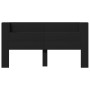 Cabecero de cama con LED negro 200x16,5x103,5 cm de vidaXL, Cabeceros y pies de cama - Ref: Foro24-839267, Precio: 96,59 €, D...