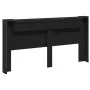 Bed headboard with black LED 200x16.5x103.5 cm by vidaXL, Headboards and footboards - Ref: Foro24-839267, Price: 92,69 €, Dis...