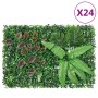   Valla de plantas artificiales 24 uds verde 40x60 cm de vidaXL, Jardín - Ref: Foro24-366649, Precio: 181,54 €