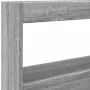 Bed headboard with LED light Sonoma gray 100x17x102 cm by vidaXL, Headboards and footboards - Ref: Foro24-839194, Price: 76,8...