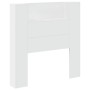 Bed headboard with white LED light 100x16.5x103.5 cm by vidaXL, Headboards and footboards - Ref: Foro24-839231, Price: 82,33 ...
