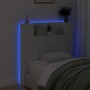 Bed headboard with white LED light 100x16.5x103.5 cm by vidaXL, Headboards and footboards - Ref: Foro24-839231, Price: 82,33 ...