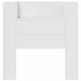 Bed headboard with white LED light 100x16.5x103.5 cm by vidaXL, Headboards and footboards - Ref: Foro24-839231, Price: 82,33 ...