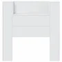 Bettkopfteil mit weißem LED-Licht 100x16,5x103,5 cm von vidaXL, Kopf- und Fußteile - Ref: Foro24-839231, Preis: 81,09 €, Raba...