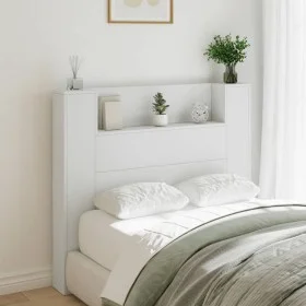 Bed headboard with white LED light 120x16.5x103.5 cm by vidaXL, Headboards and footboards - Ref: Foro24-839238, Price: 87,94 ...