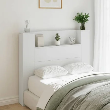 Bed headboard with white LED light 120x16.5x103.5 cm by vidaXL, Headboards and footboards - Ref: Foro24-839238, Price: 87,94 ...