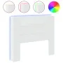 Bed headboard with white LED light 120x16.5x103.5 cm by vidaXL, Headboards and footboards - Ref: Foro24-839238, Price: 87,94 ...