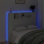 Bettkopfteil mit weißem LED-Licht 120x16,5x103,5 cm von vidaXL, Kopf- und Fußteile - Ref: Foro24-839238, Preis: 89,41 €, Raba...