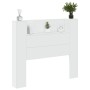 Cabecero de cama con luz LED blanco 120x16,5x103,5 cm de vidaXL, Cabeceros y pies de cama - Ref: Foro24-839238, Precio: 92,55...