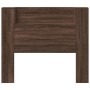 Kopfteil in Eichenbraun mit LED-Licht, 120 x 16,5 x 103,5 cm von vidaXL, Kopf- und Fußteile - Ref: Foro24-839244, Preis: 90,0...