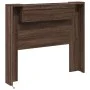Oak brown headboard with LED light 120x16.5x103.5 cm by vidaXL, Headboards and footboards - Ref: Foro24-839244, Price: 88,56 ...