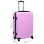 Maleta rígida con ruedas ABS rosa de vidaXL, Maletas - Ref: Foro24-92424, Precio: 87,06 €, Descuento: %
