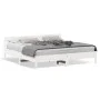 Estructura cama cabecero madera maciza pino blanco 180x200 cm de vidaXL, Camas y somieres - Ref: Foro24-3216213, Precio: 199,...