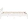 Estructura cama cabecero madera maciza pino blanco 180x200 cm de vidaXL, Camas y somieres - Ref: Foro24-3216213, Precio: 199,...