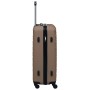 Brown ABS 2-piece hard suitcase set with wheels by vidaXL, Suitcases - Ref: Foro24-92433, Price: 113,87 €, Discount: %