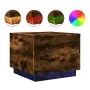Couchtisch mit LED-Leuchten, geräucherte Eiche, 50 x 50 x 40 cm von vidaXL, Couchtisch - Ref: Foro24-839872, Preis: 46,92 €, ...