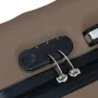 Brown ABS 2-piece hard suitcase set with wheels by vidaXL, Suitcases - Ref: Foro24-92433, Price: 115,28 €, Discount: %
