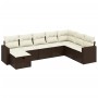 8-piece garden sofa set and brown synthetic rattan cushions by vidaXL, Garden sets - Ref: Foro24-3263589, Price: 494,12 €, Di...