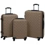 Set aus drei braunen Hartschalenkoffern mit Rollen aus ABS-Material. von vidaXL, Koffer - Ref: Foro24-92418, Preis: 131,99 €,...