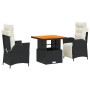 3-piece garden dining set with black synthetic rattan cushions by vidaXL, Garden sets - Ref: Foro24-3277435, Price: 324,86 €,...