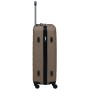 Juego de maletas rígidas con ruedas 3 piezas ABS marrón by vidaXL, Suitcases - Ref: Foro24-92418, Price: 136,92 €, Discount: %
