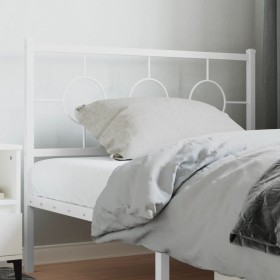 Kopfteil aus weißem Metall, 107 cm von vidaXL, Kopf- und Fußteile - Ref: Foro24-376305, Preis: 35,83 €, Rabatt: %