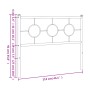 Kopfteil aus weißem Metall, 107 cm von vidaXL, Kopf- und Fußteile - Ref: Foro24-376305, Preis: 35,83 €, Rabatt: %