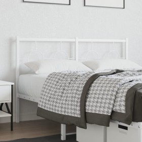 Kopfteil aus weißem Metall, 135 cm von vidaXL, Kopf- und Fußteile - Ref: Foro24-376307, Preis: 40,69 €, Rabatt: %