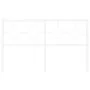 Cabecero de metal blanco 135 cm de vidaXL, Cabeceros y pies de cama - Ref: Foro24-376307, Precio: 40,17 €, Descuento: %