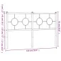 Kopfteil aus weißem Metall, 135 cm von vidaXL, Kopf- und Fußteile - Ref: Foro24-376307, Preis: 40,18 €, Rabatt: %