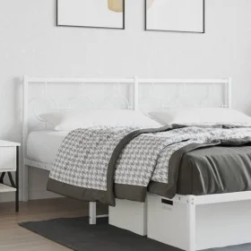 Kopfteil aus weißem Metall, 180 cm von vidaXL, Kopf- und Fußteile - Ref: Foro24-376311, Preis: 42,73 €, Rabatt: %