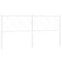 Cabecero de metal blanco 180 cm de vidaXL, Cabeceros y pies de cama - Ref: Foro24-376311, Precio: 42,71 €, Descuento: %