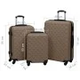 Set aus drei braunen Hartschalenkoffern mit Rollen aus ABS-Material. von vidaXL, Koffer - Ref: Foro24-92418, Preis: 131,99 €,...