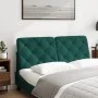 Dark green velvet padded bed headboard 120 cm by vidaXL, Headboards and footboards - Ref: Foro24-374723, Price: 60,66 €, Disc...