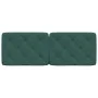 Dark green velvet padded bed headboard 120 cm by vidaXL, Headboards and footboards - Ref: Foro24-374723, Price: 60,66 €, Disc...