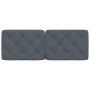 Cabecero de cama acolchado terciopelo gris oscuro 140 cm de vidaXL, Cabeceros y pies de cama - Ref: Foro24-374728, Precio: 58...