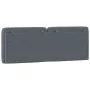 Cabecero de cama acolchado terciopelo gris oscuro 140 cm de vidaXL, Cabeceros y pies de cama - Ref: Foro24-374728, Precio: 58...