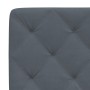 Dunkelgraues, samtgepolstertes Kopfteil 140 cm von vidaXL, Kopf- und Fußteile - Ref: Foro24-374728, Preis: 54,73 €, Rabatt: %
