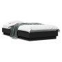 Estructura de cama madera de ingeniería negra 75x190 cm de vidaXL, Camas y somieres - Ref: Foro24-839638, Precio: 83,15 €, De...