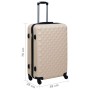Hartschalenkoffer mit goldenen ABS-Rädern von vidaXL, Koffer - Ref: Foro24-92426, Preis: 85,22 €, Rabatt: %