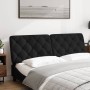 Gepolstertes Kopfteil aus schwarzem Samt, 160 cm von vidaXL, Kopf- und Fußteile - Ref: Foro24-374735, Preis: 70,54 €, Rabatt: %