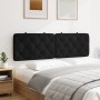 Gepolstertes Kopfteil aus schwarzem Samt, 160 cm von vidaXL, Kopf- und Fußteile - Ref: Foro24-374735, Preis: 70,54 €, Rabatt: %