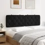 Gepolstertes Kopfteil aus schwarzem Samt, 160 cm von vidaXL, Kopf- und Fußteile - Ref: Foro24-374735, Preis: 69,28 €, Rabatt: %