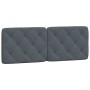 Cabecero de cama acolchado terciopelo gris oscuro 120 cm de vidaXL, Cabeceros y pies de cama - Ref: Foro24-374721, Precio: 44...