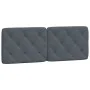 Cabecero de cama acolchado terciopelo gris oscuro 120 cm de vidaXL, Cabeceros y pies de cama - Ref: Foro24-374721, Precio: 56...